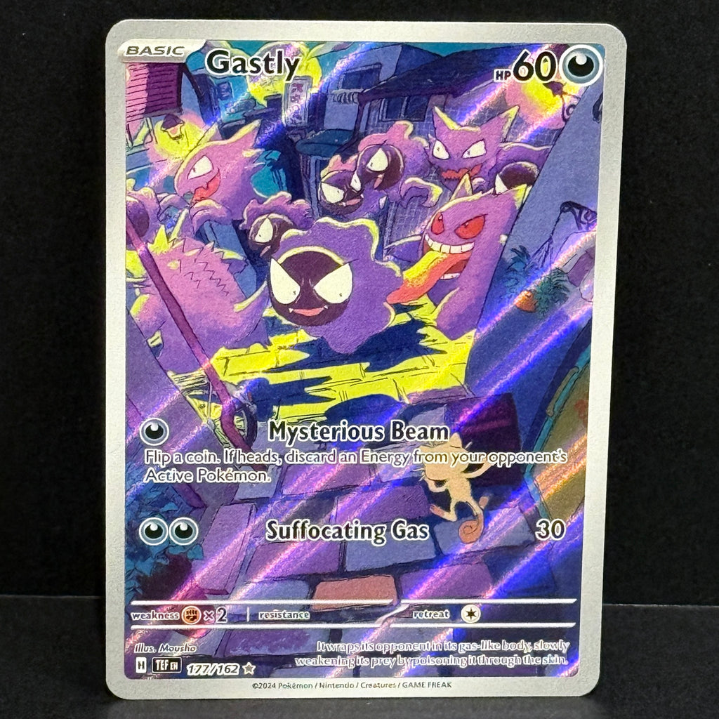 2024 Pokemon Temporal Forces 177/162 Gastly Illustration Rare