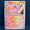 2025 Pokemon Prismatic Evolutions 033/131 Espeon Master Ball Pattern Rare