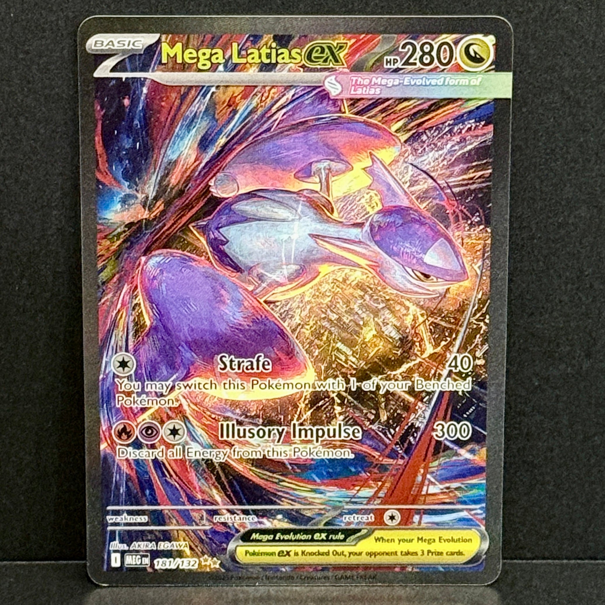 2025 Pokemon Mega Evolution 181/132 Mega Latias EX Special Illustration Rare