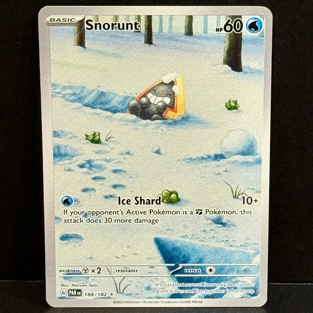 2023 Pokemon Paradox Rift 188/182 Snorunt Illustration Rare
