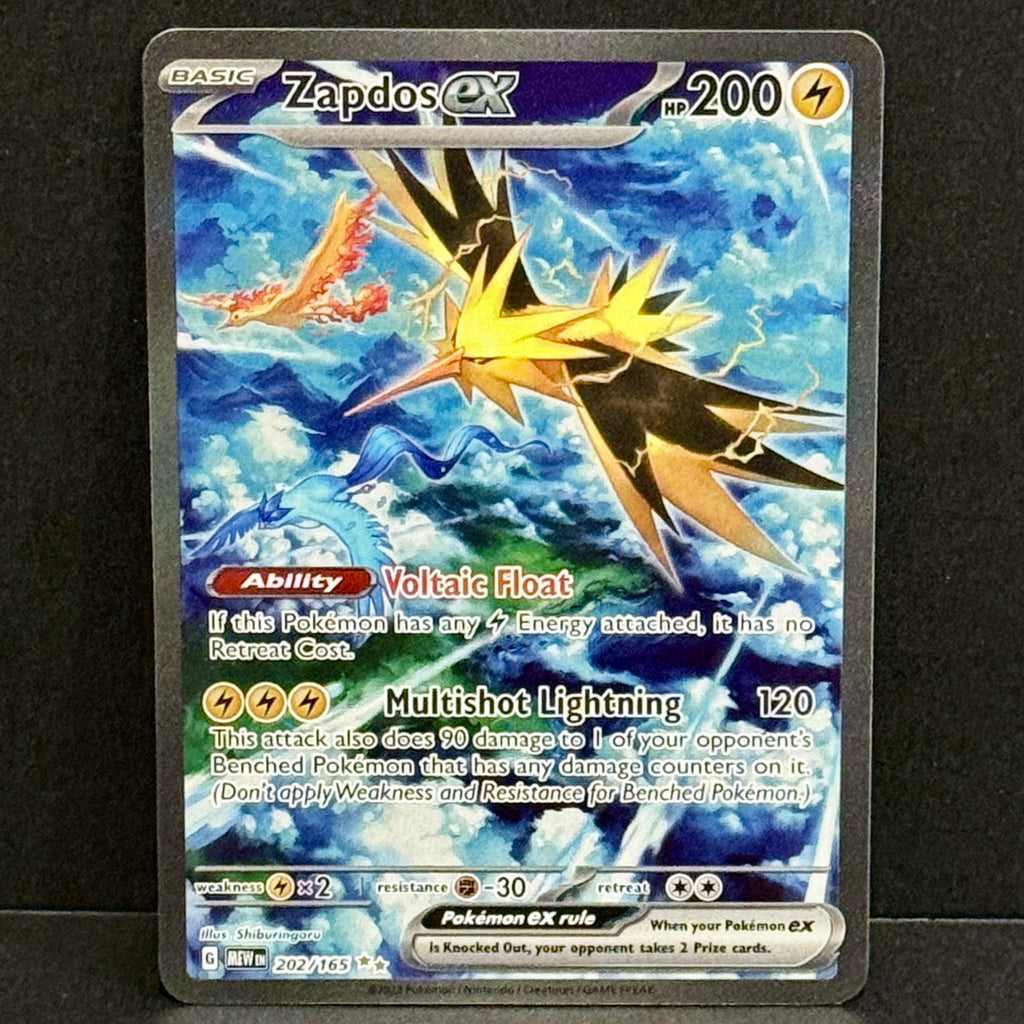 2023 Pokemon SV 151 202/165 Zapdos EX Special Illustration Rare