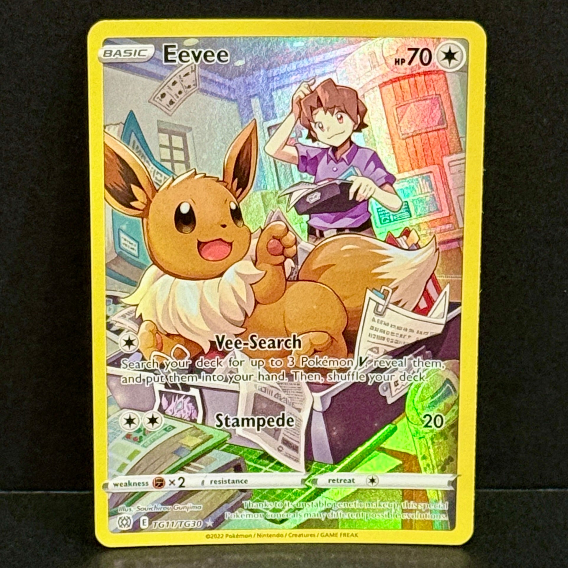 2022 Pokemon Brilliant Stars Trainer Gallery TG11/TG30 Eevee Ultra Rare