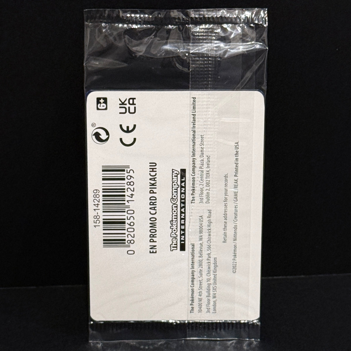2022 Pokemon Pokemon Go 028/078 Pikachu Rare SEALED