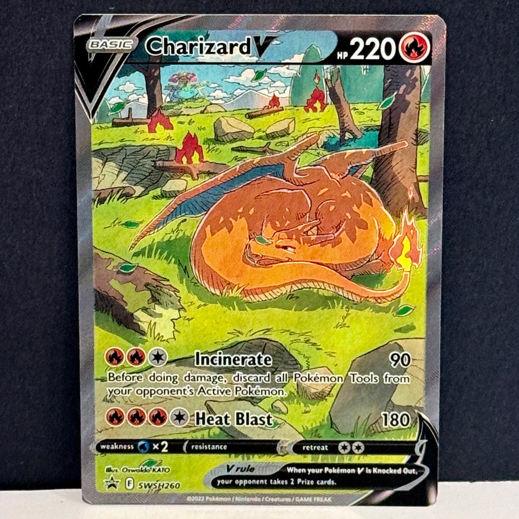 2022 Pokemon Sword & Shield Promo SWSH260 Charizard V Promo