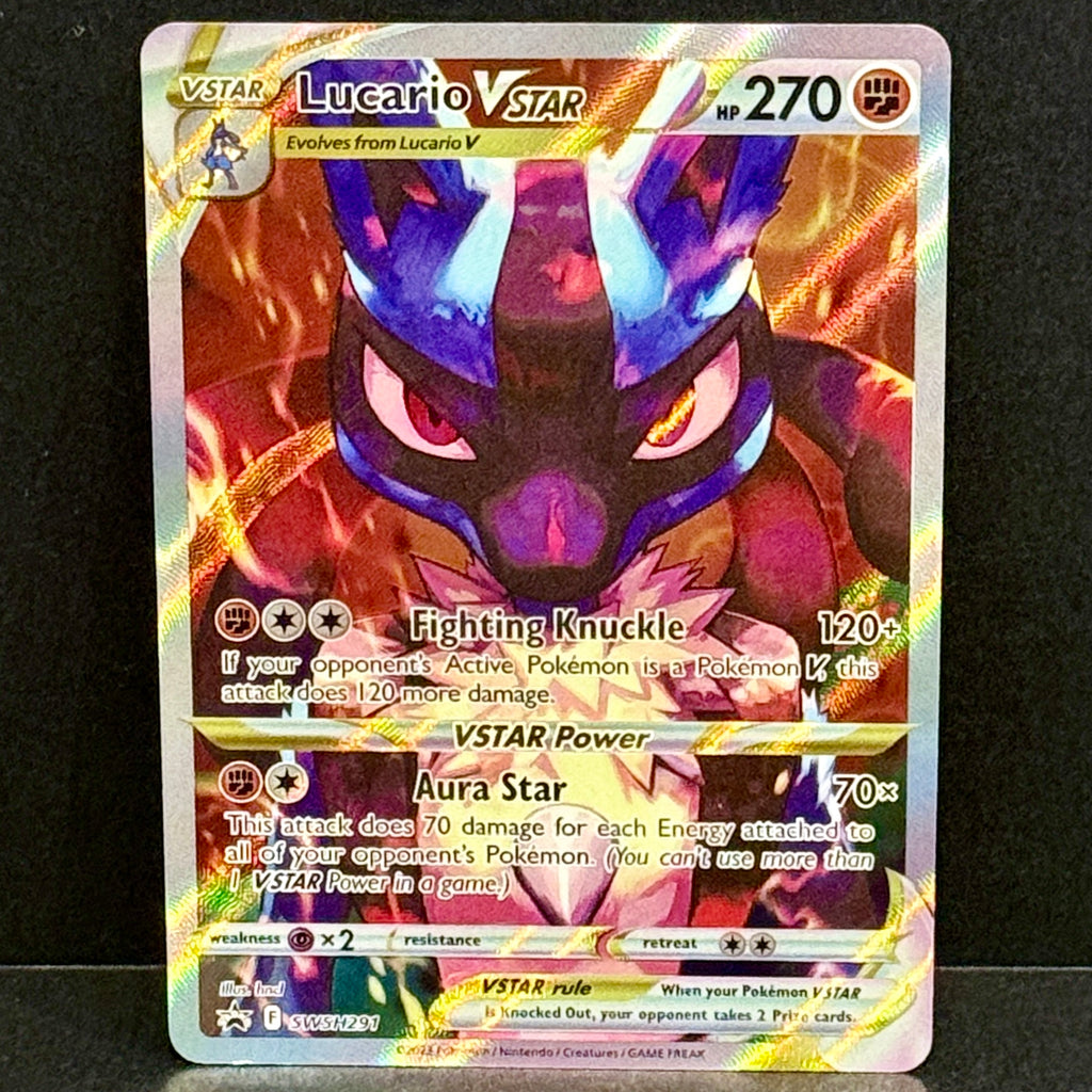 2023 Pokemon Sword Shield Promo SWSH291 Lucario VSTAR Promo