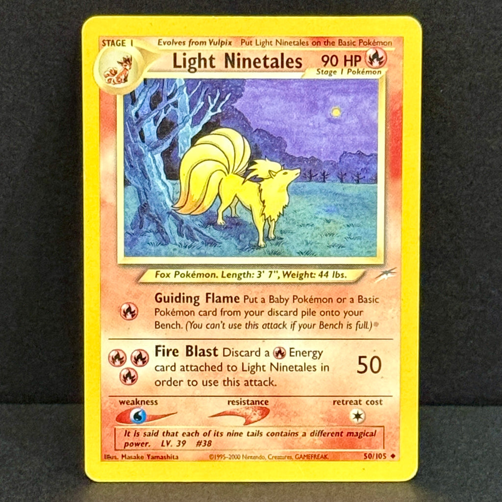 2001 Pokemon Neo Destiny 50/105 Light Ninetales Uncommon
