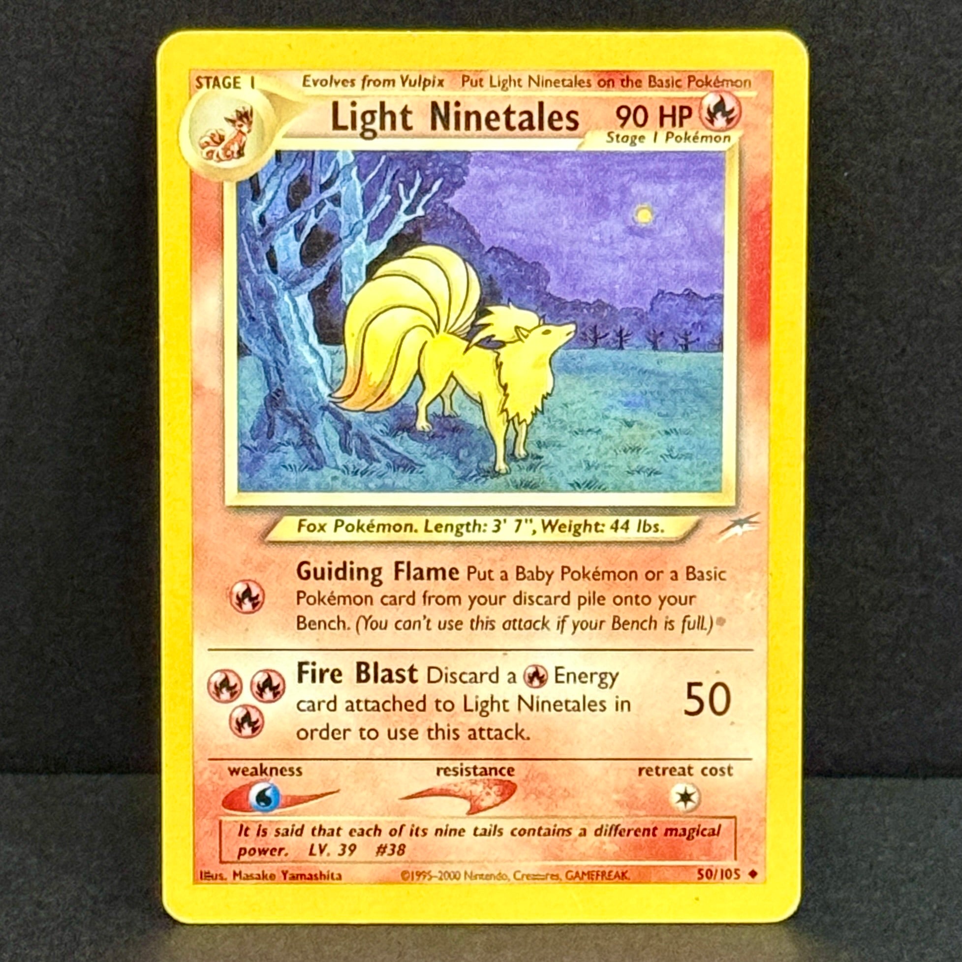 2001 Pokemon Neo Destiny 50/105 Light Ninetales Uncommon