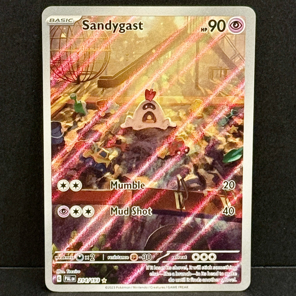 2022 Pokemon Paldea Evolved 214/193 Sandygast Illustration Rare
