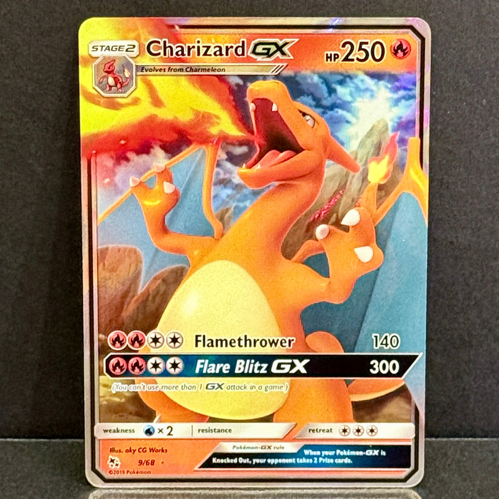 2019 Pokemon Hidden Fates 009/068 Charizard GX Ultra Rare