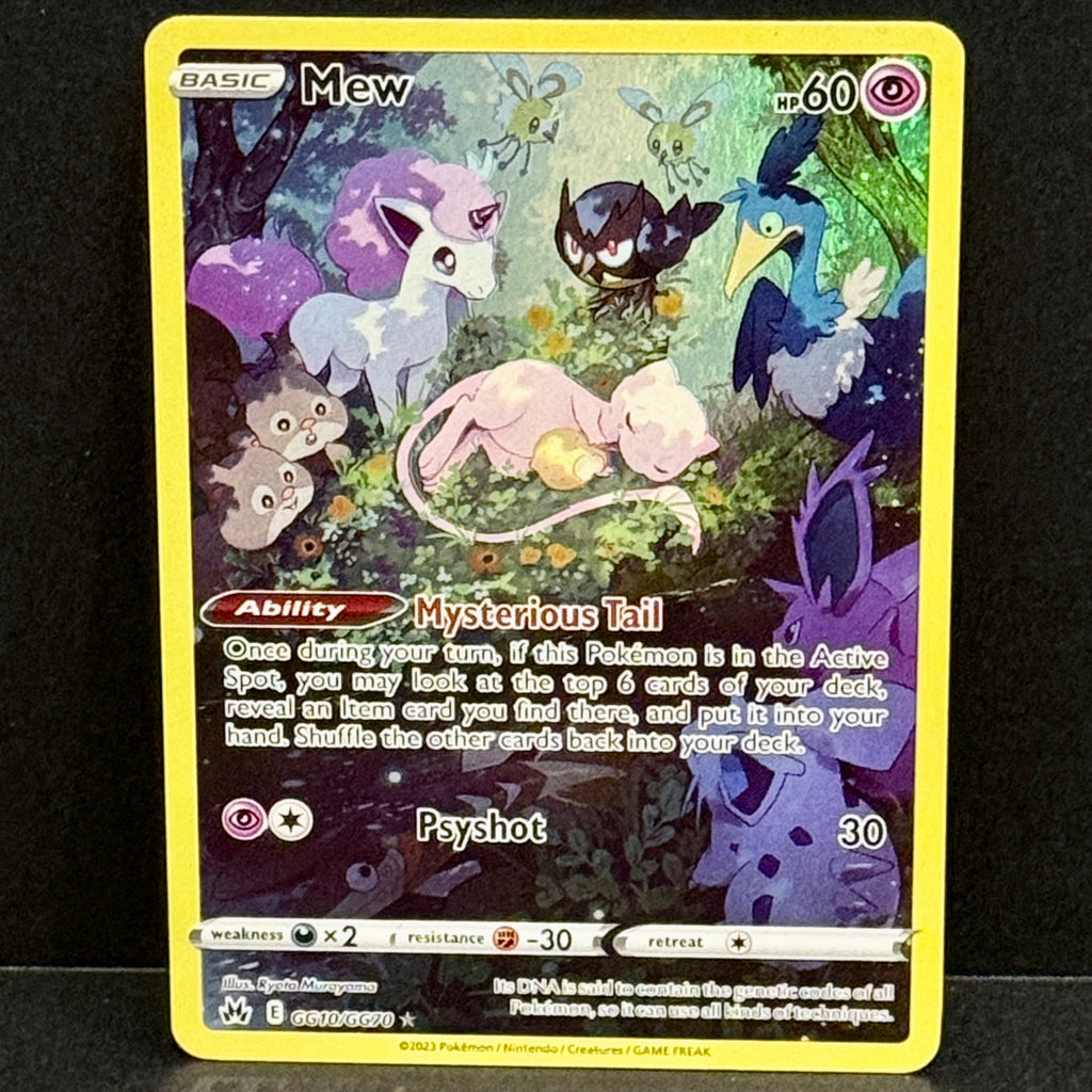 2023 Pokemon Crown Zenith Galarian Gallery GG10/GG70 Mew Holo Rare