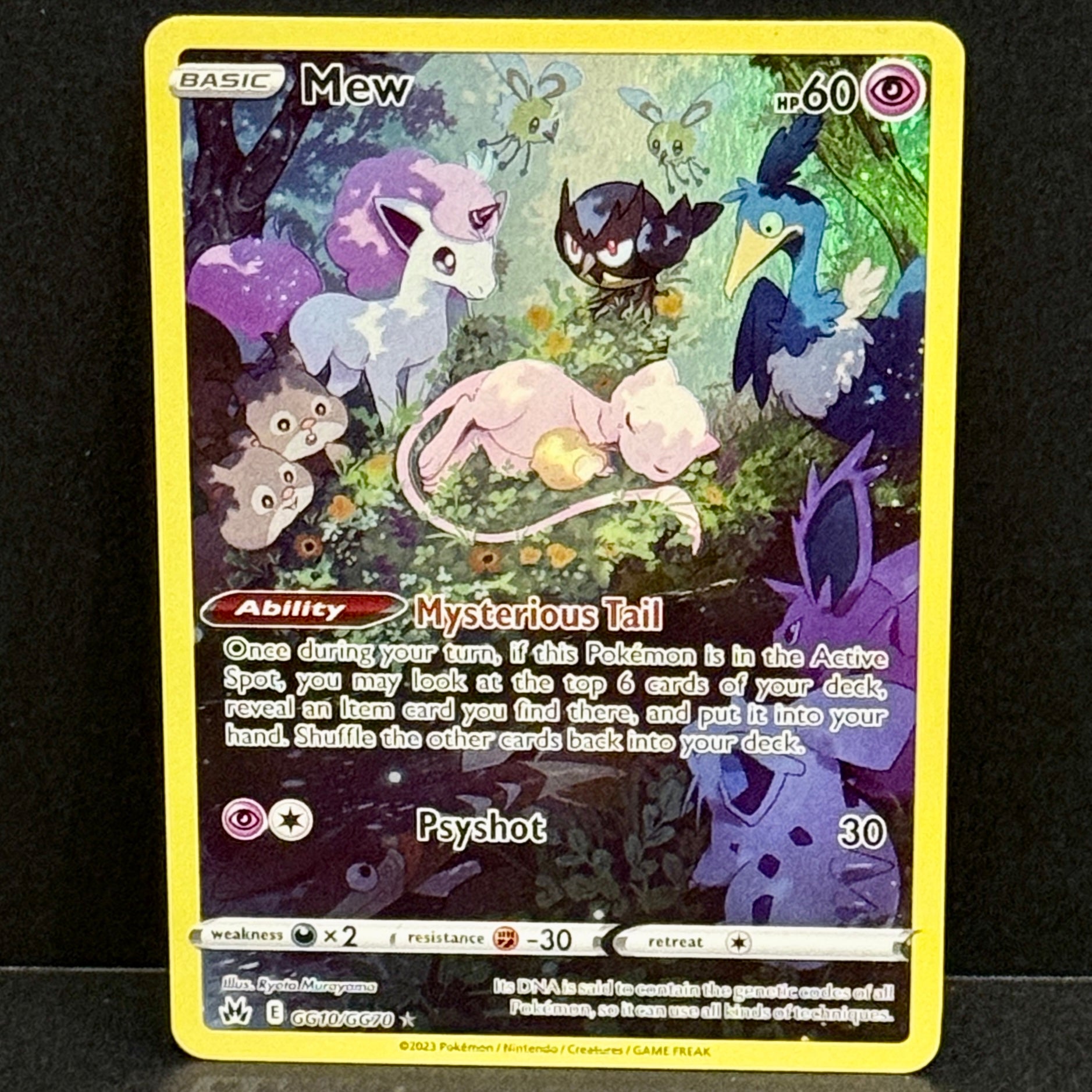 2023 Pokemon Crown Zenith Galarian Gallery GG10/GG70 Mew Holo Rare
