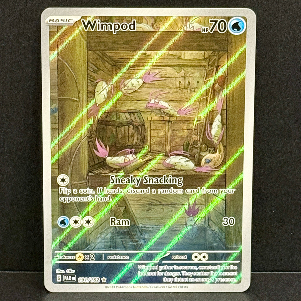 2023 Pokemon Paradox Rift 191/182 Wimpod Illustration Rare