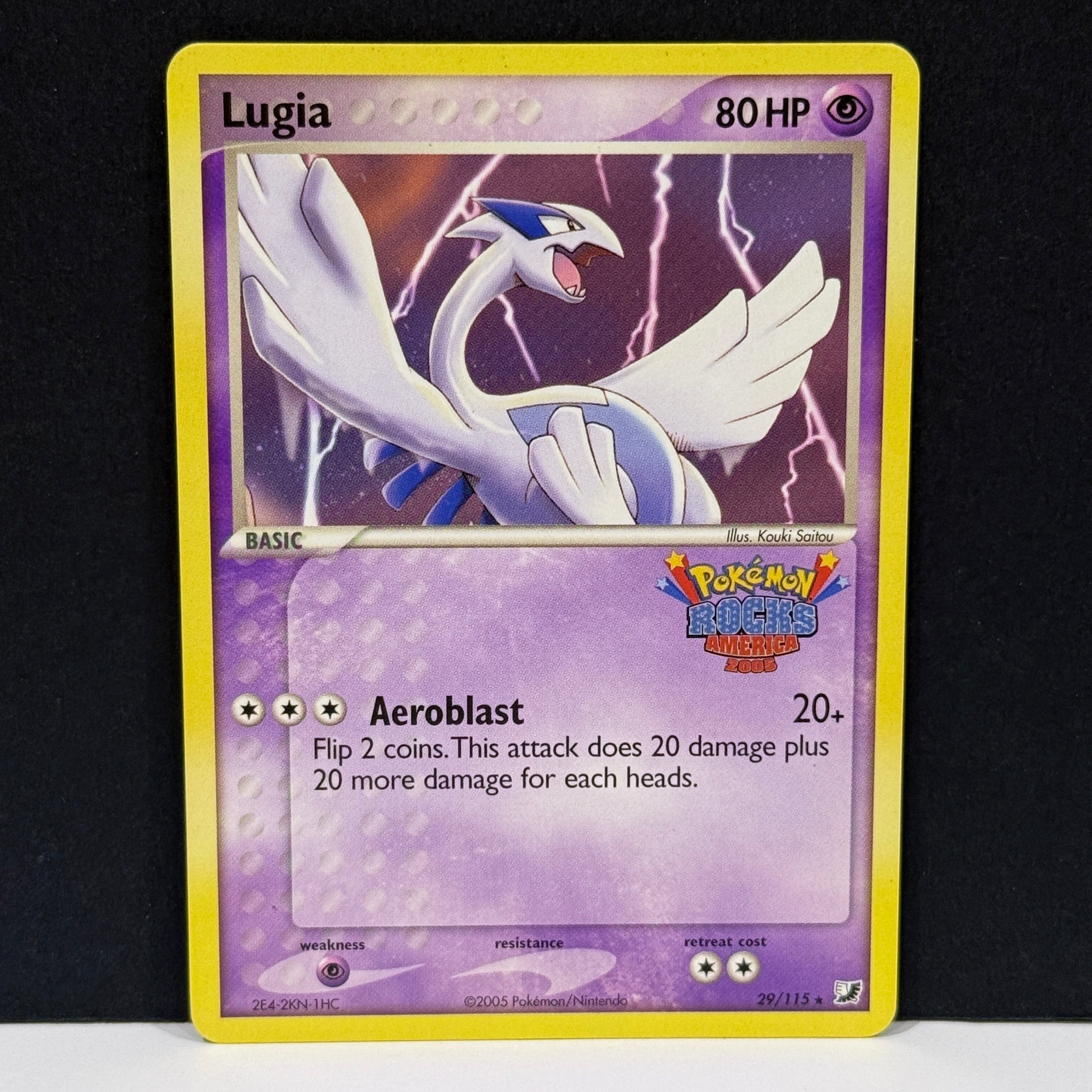 2005 Pokemon Rocks America Promo 029/115 Lugia Promo