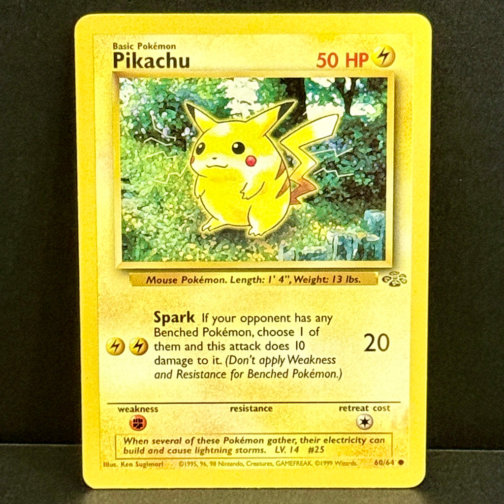 1999 Pokemon Jungle 60/064 Pikachu Common