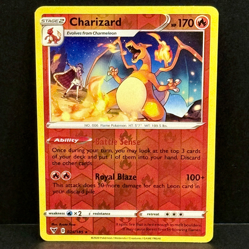 2020 Pokemon Vivid Voltage 025/185 Charizard Rare