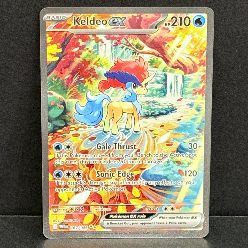 2025 Pokemon White Flare 167/086 Keldeo EX Special Illustration Rare