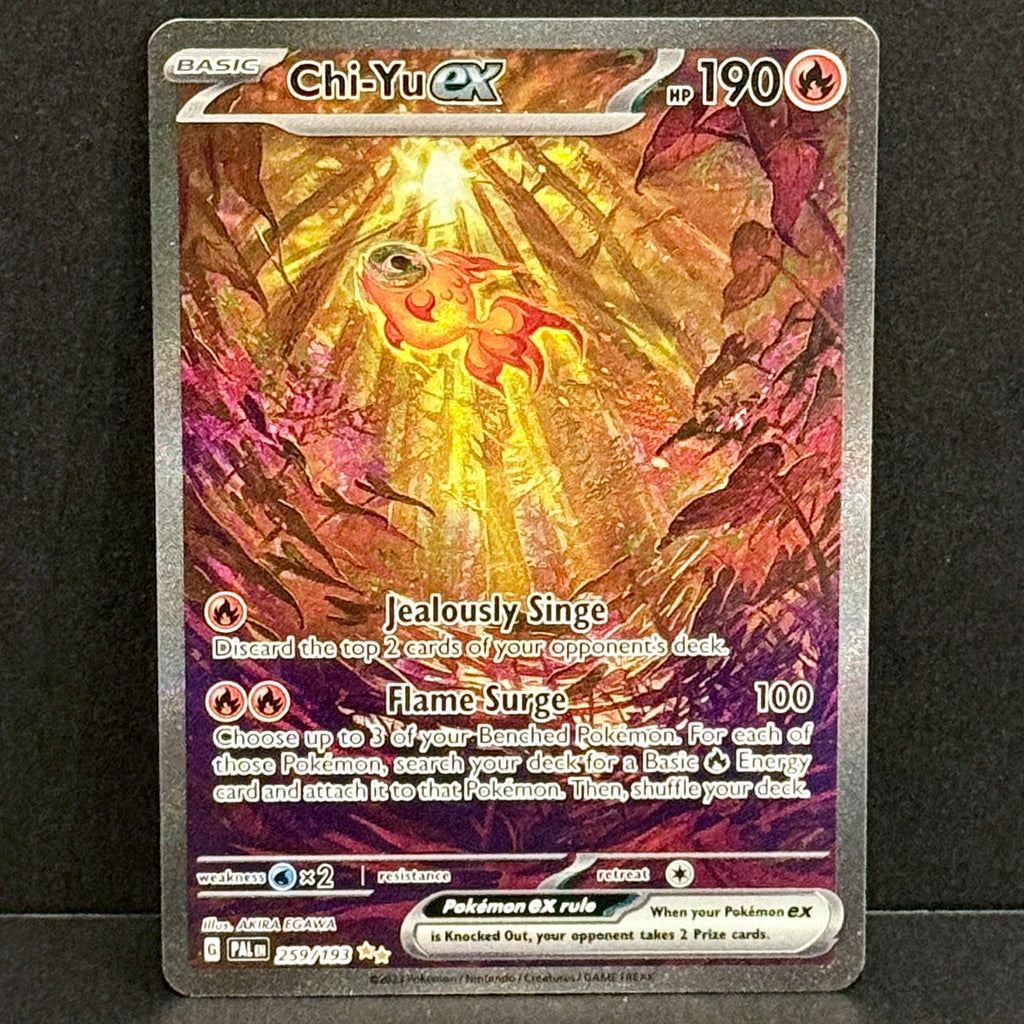 2022 Pokemon Paldea Evolved 259/193 Chi-Yu EX Special Illustration Rare