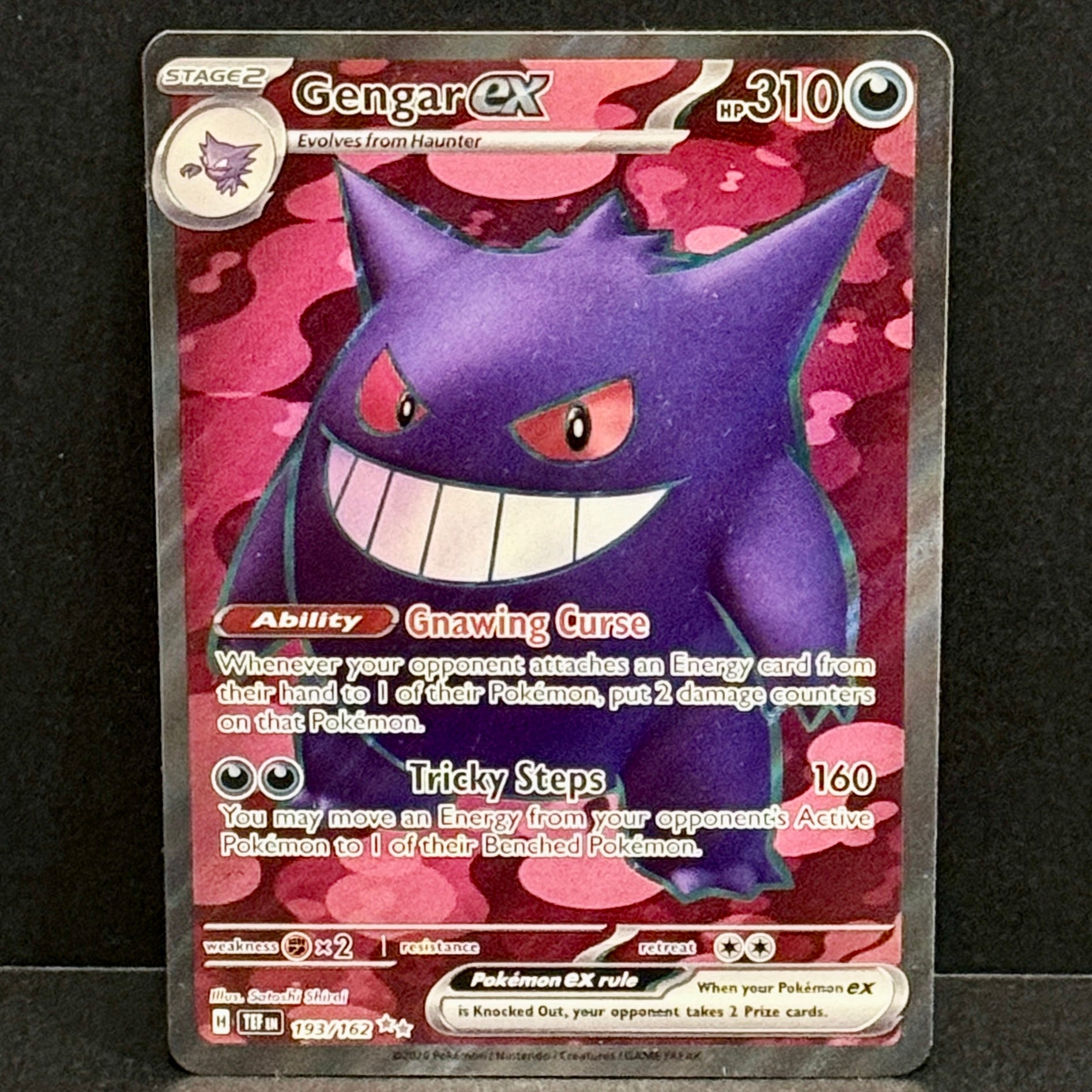 2024 Pokemon Temporal Forces 193/162 Gengar EX Ultra Rare