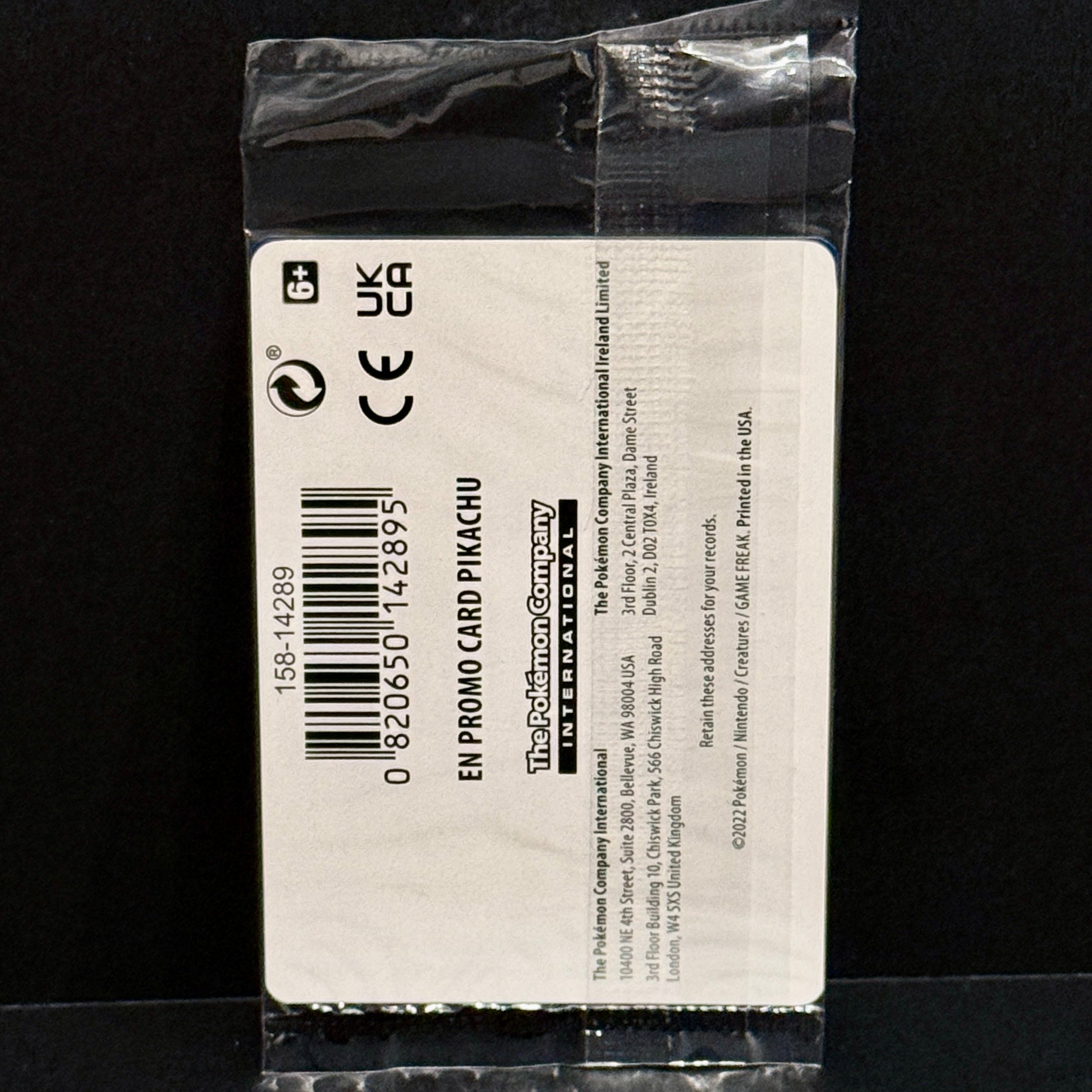 2022 Pokemon Pokemon Go 028/078 Pikachu Rare SEALED