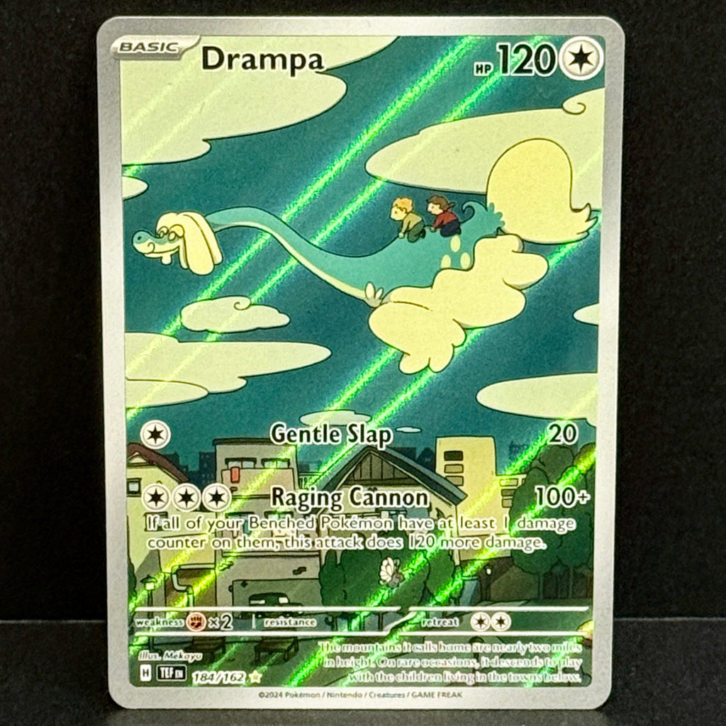 2024 Pokemon Temporal Forces 184/162 Drampa Illustration Rare