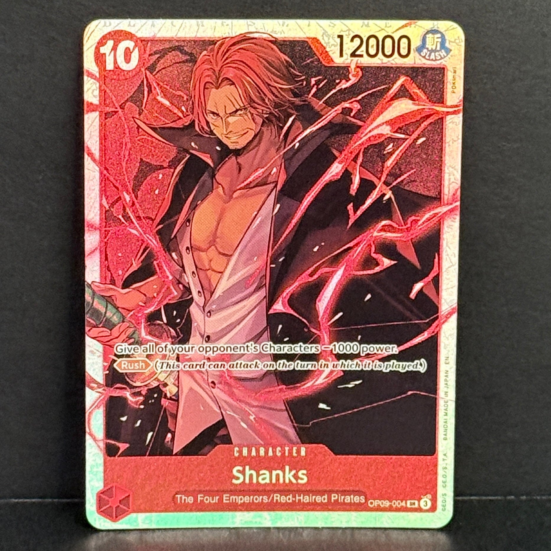 One Piece TCG Emperors in the New World OP09-004 Shanks SR – Final Form Collectables