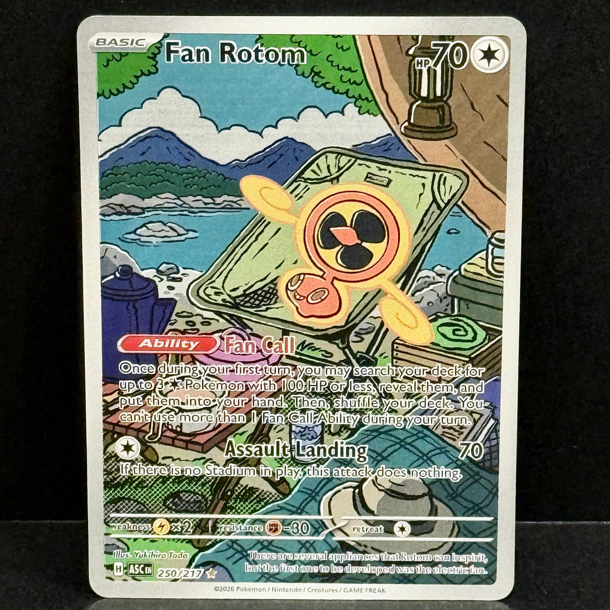 2026 Pokemon Ascended Heroes 250/217 Fan Rotom Illustration Rare