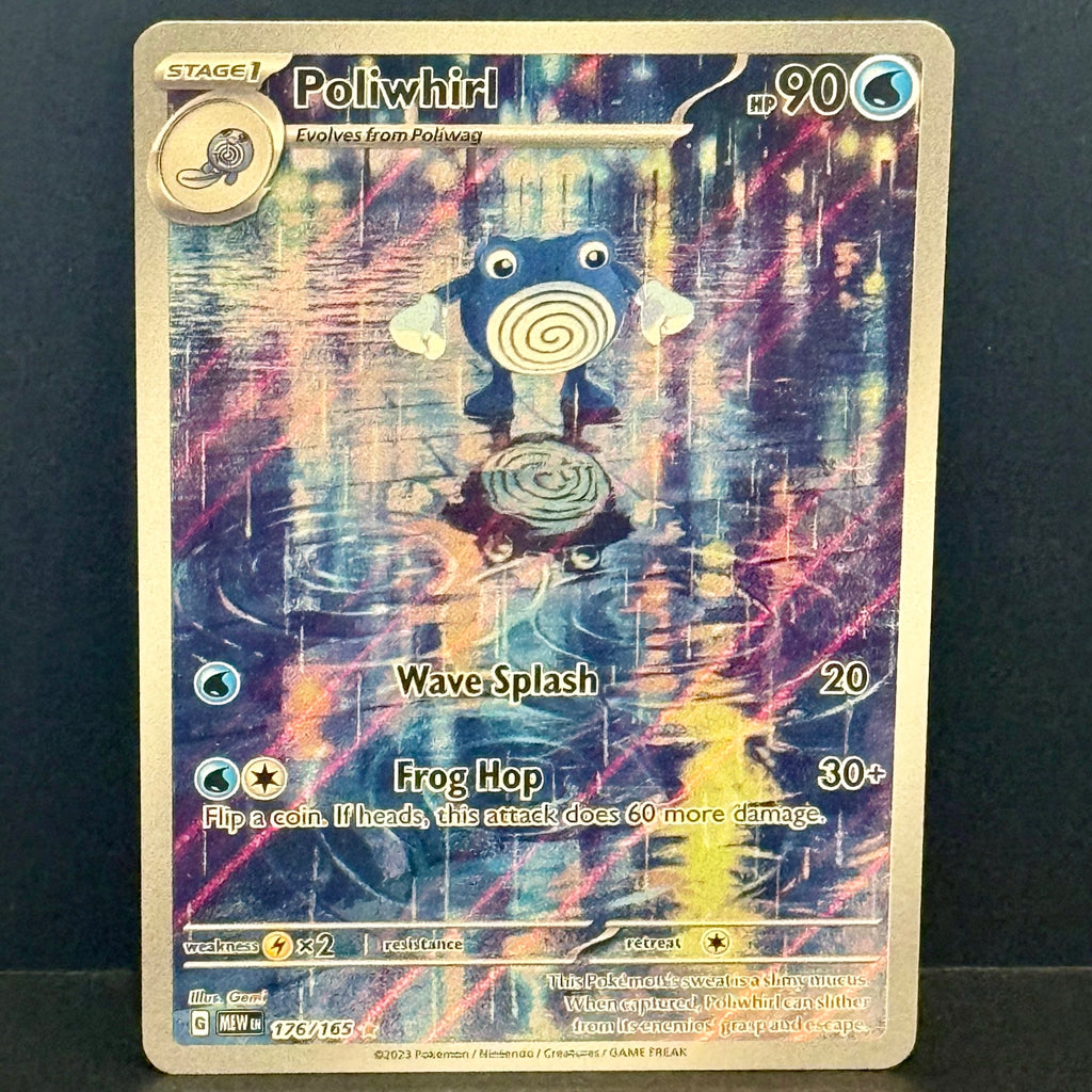 2023 Pokemon Scarlet & Violet 151 176/165 Poliwhirl Illustration Rare