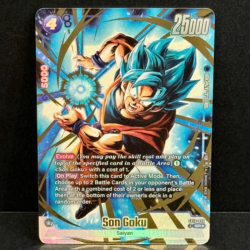 2026 Dragon Ball Cross Force FB10-032 Son Goku (Alternate Art) Super Rare