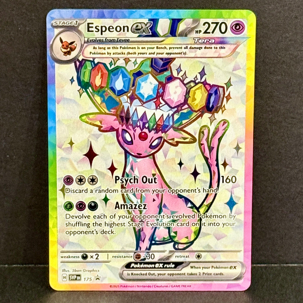 2025 Pokemon Scarlet & Violet Promo SVP175 Espeon EX Promo