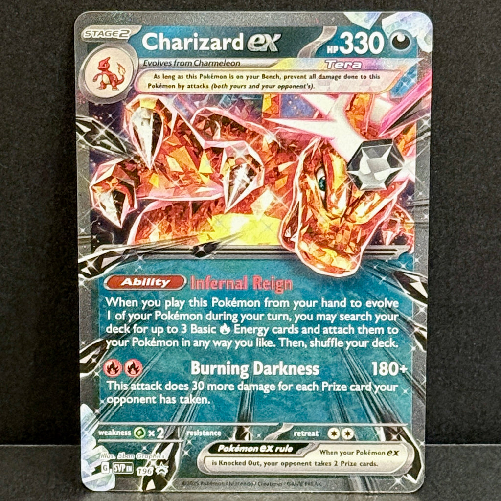 2025 Pokemon Scarlet Violet Promo 196 Charizard EX Promo