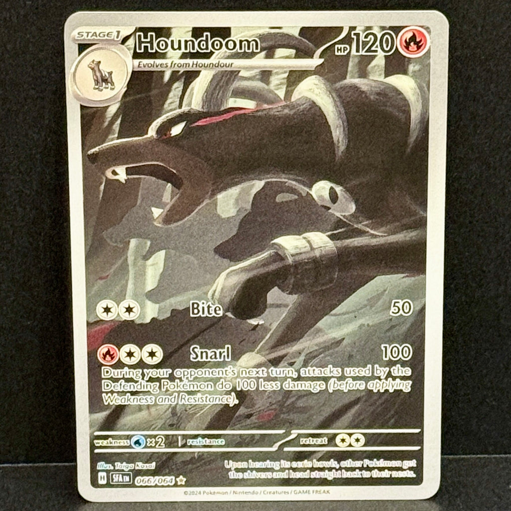 2024 Pokemon Shrouded Fable 066/064 Houndoom Illustration Rare
