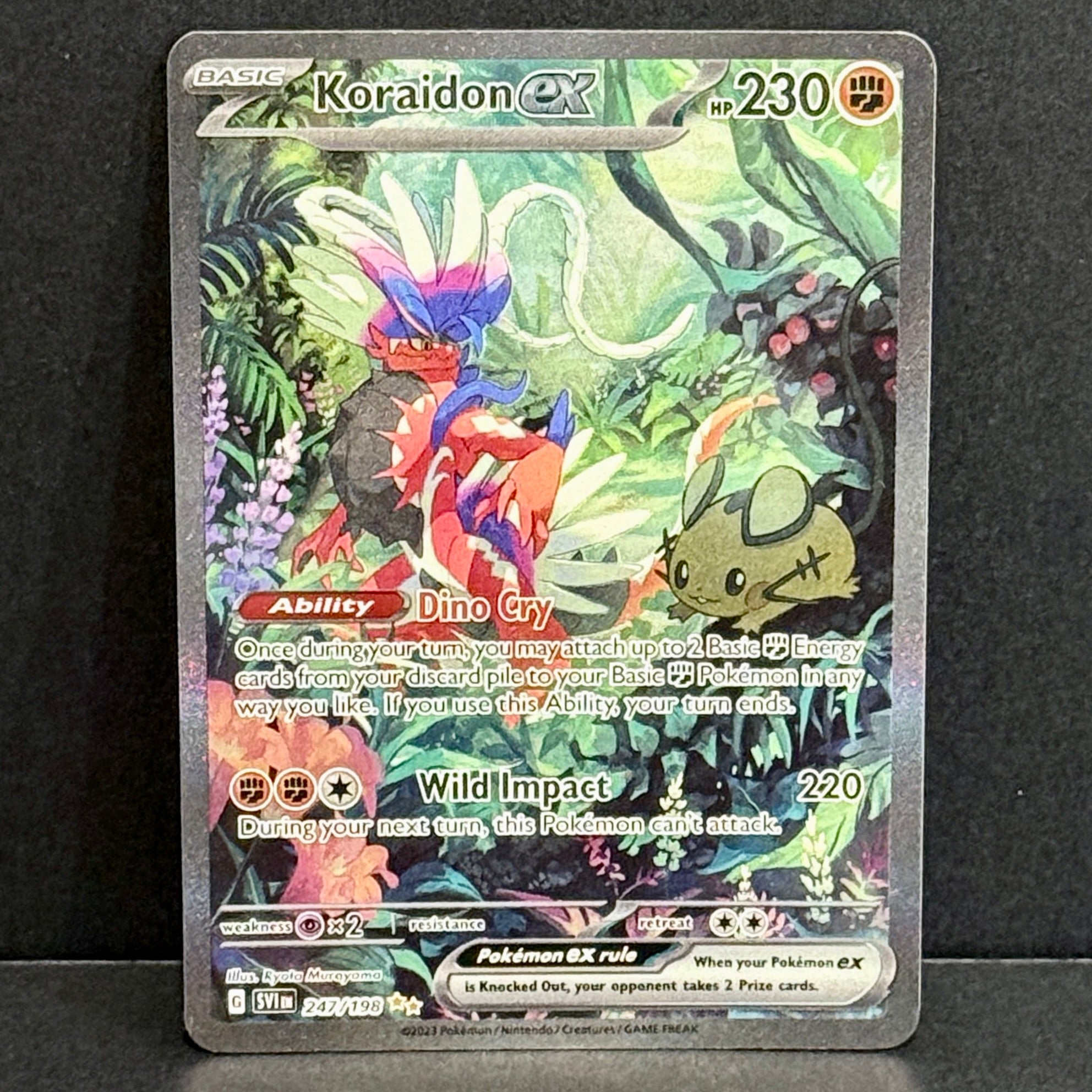 2023 Pokemon Scarlet Violet 247/198 Koraidon EX Special Illustration Rare