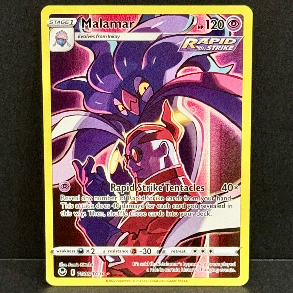 2022 Pokemon Silver Tempest Trainer Gallery TG06/TG30 Malamar Ultra Rare