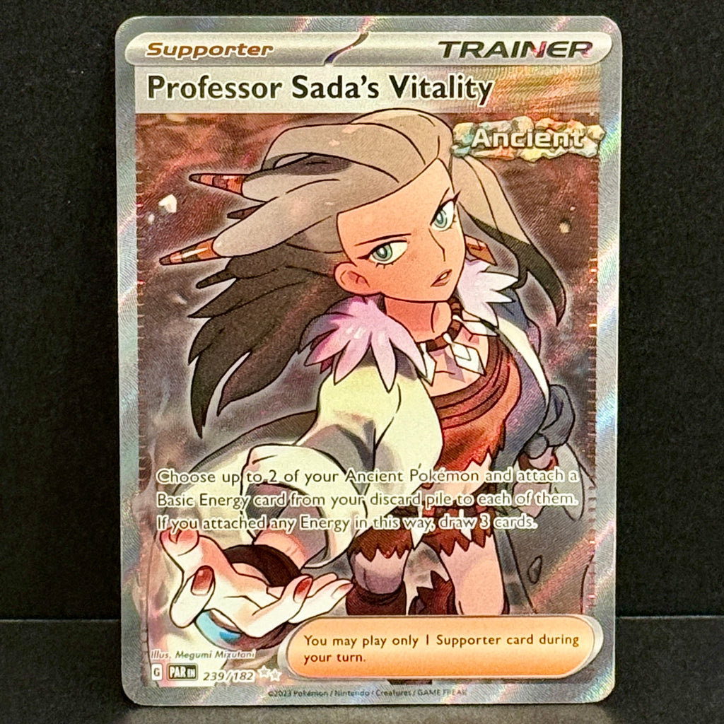 2023 Pokemon Paradox Rift 239/182 Professor Sada's Vitality Ultra Rare