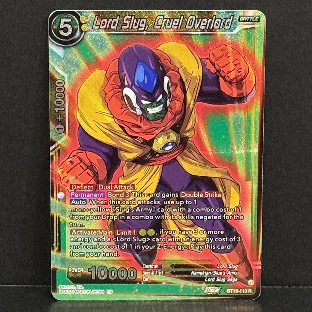 DBS Lord Slug, Cruel Overlord BT19-113 Rare Foil