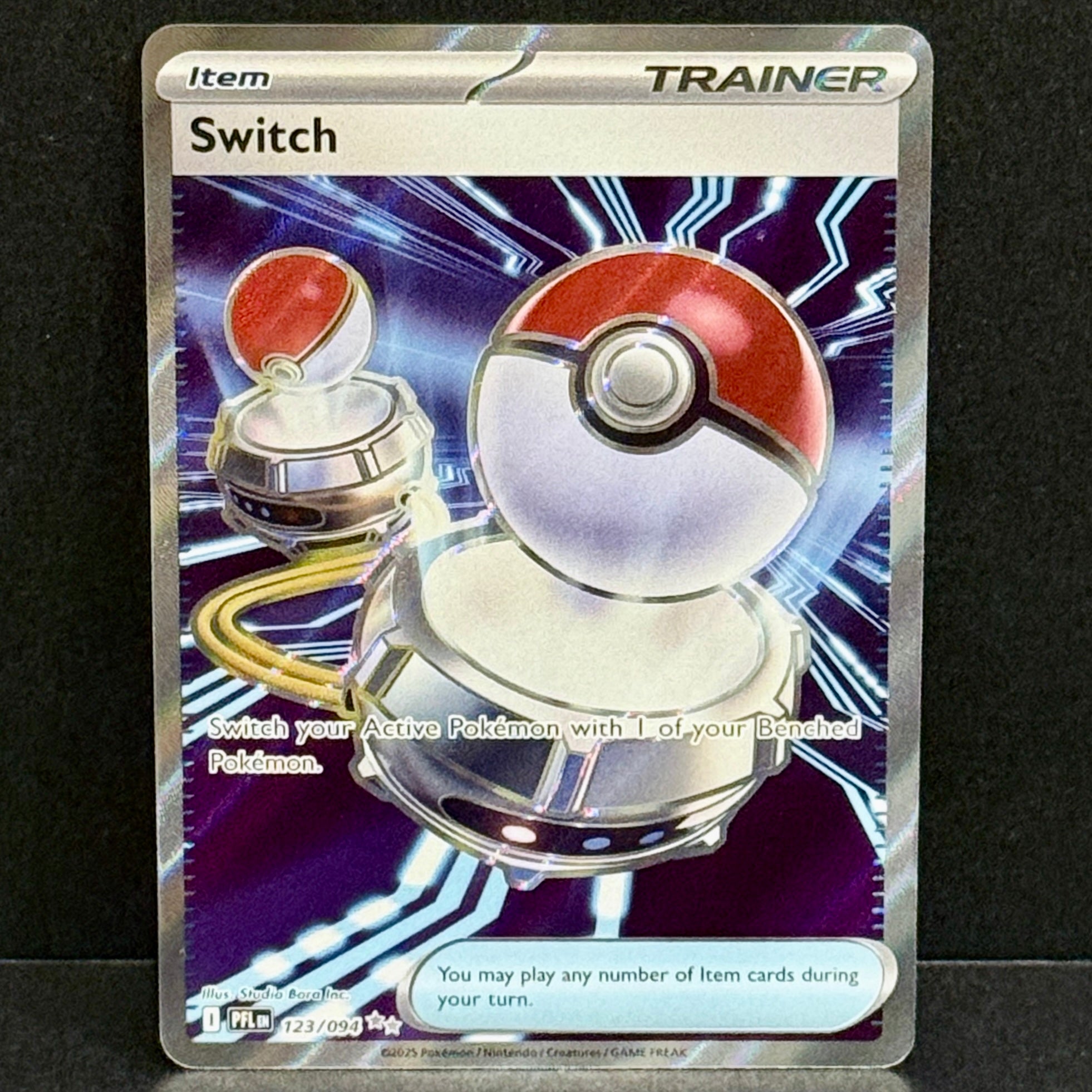 2025 Pokemon Phantasmal Flames 123/094 Switch Ultra Rare