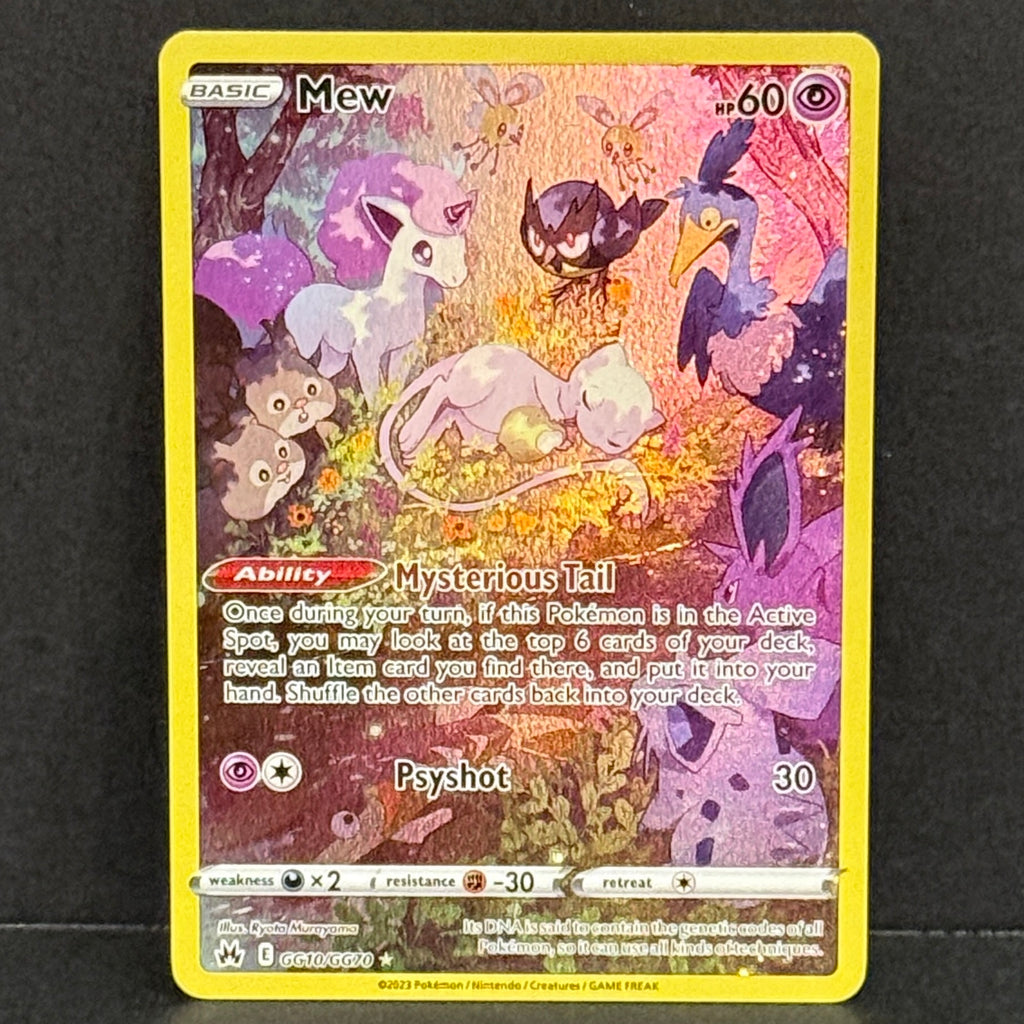 2023 Pokemon Crown Zenith: Galarian Gallery GG10/GG70 Mew Holo Rare