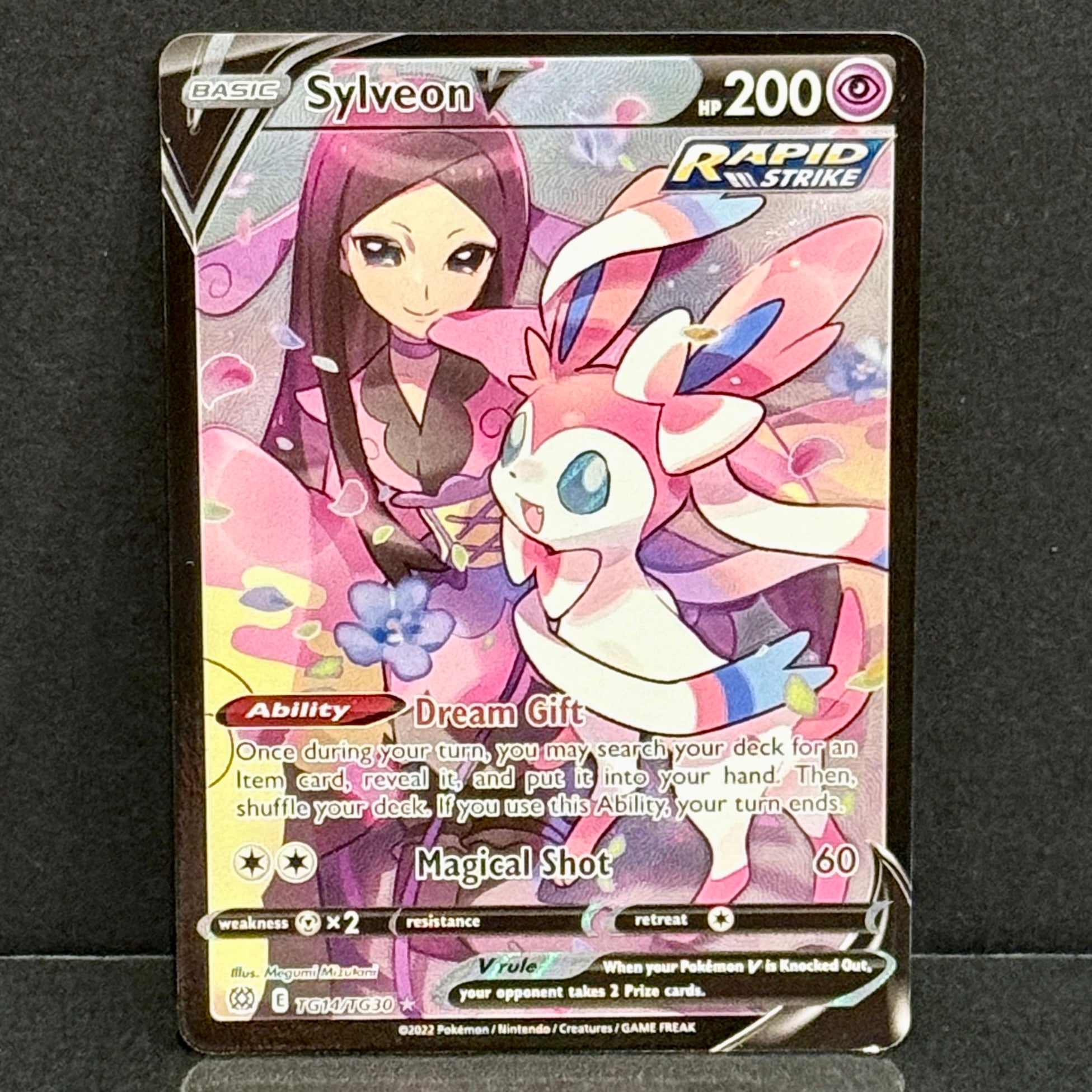 2022 Pokemon Brilliant Stars Trainer Gallery TG14/TG30 Sylveon V Ultra Rare