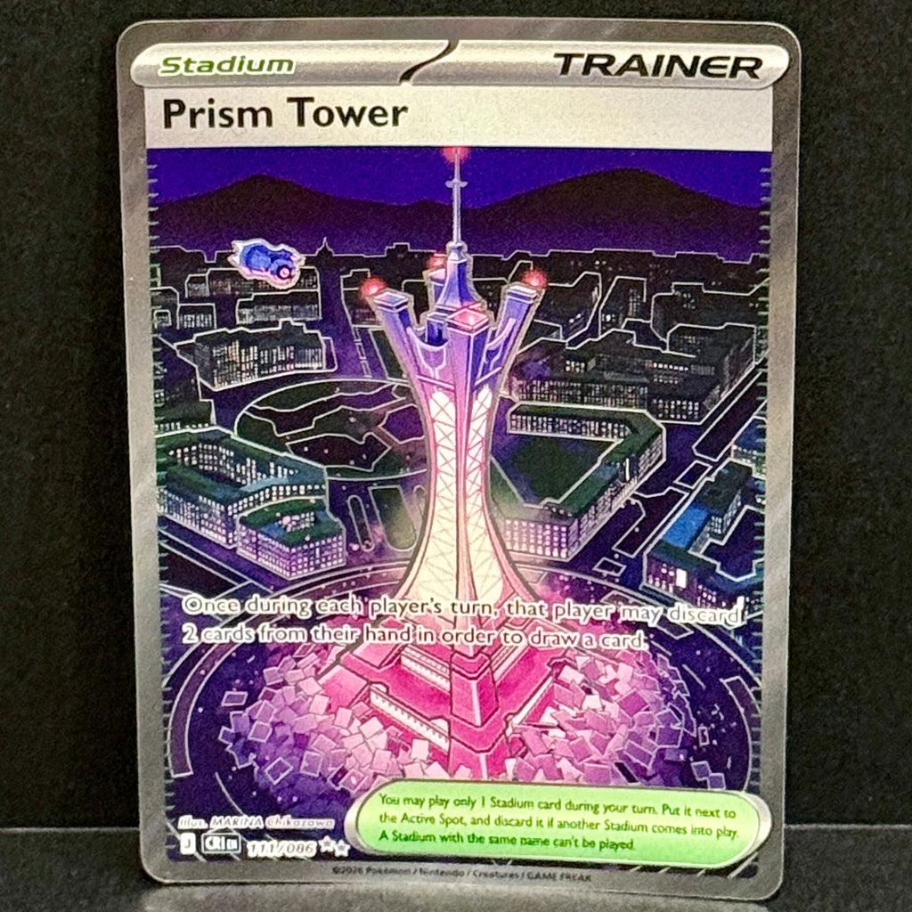 2026 Pokemon Chaos Rising 111/086 Prism Tower Ultra Rare