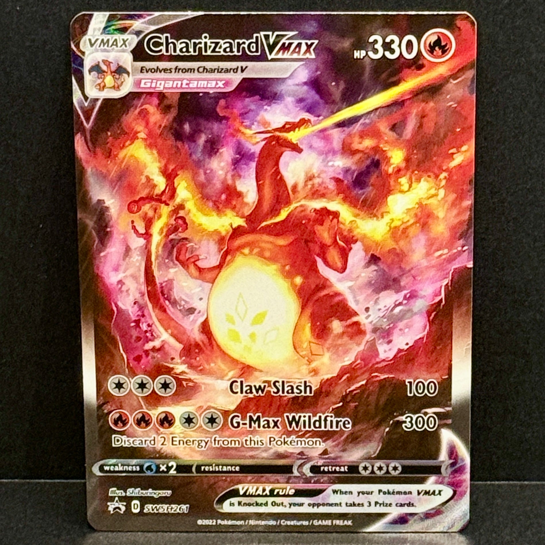 2022 Pokemon Sword Shield Promo SWSH261 Charizard VMAX Promo