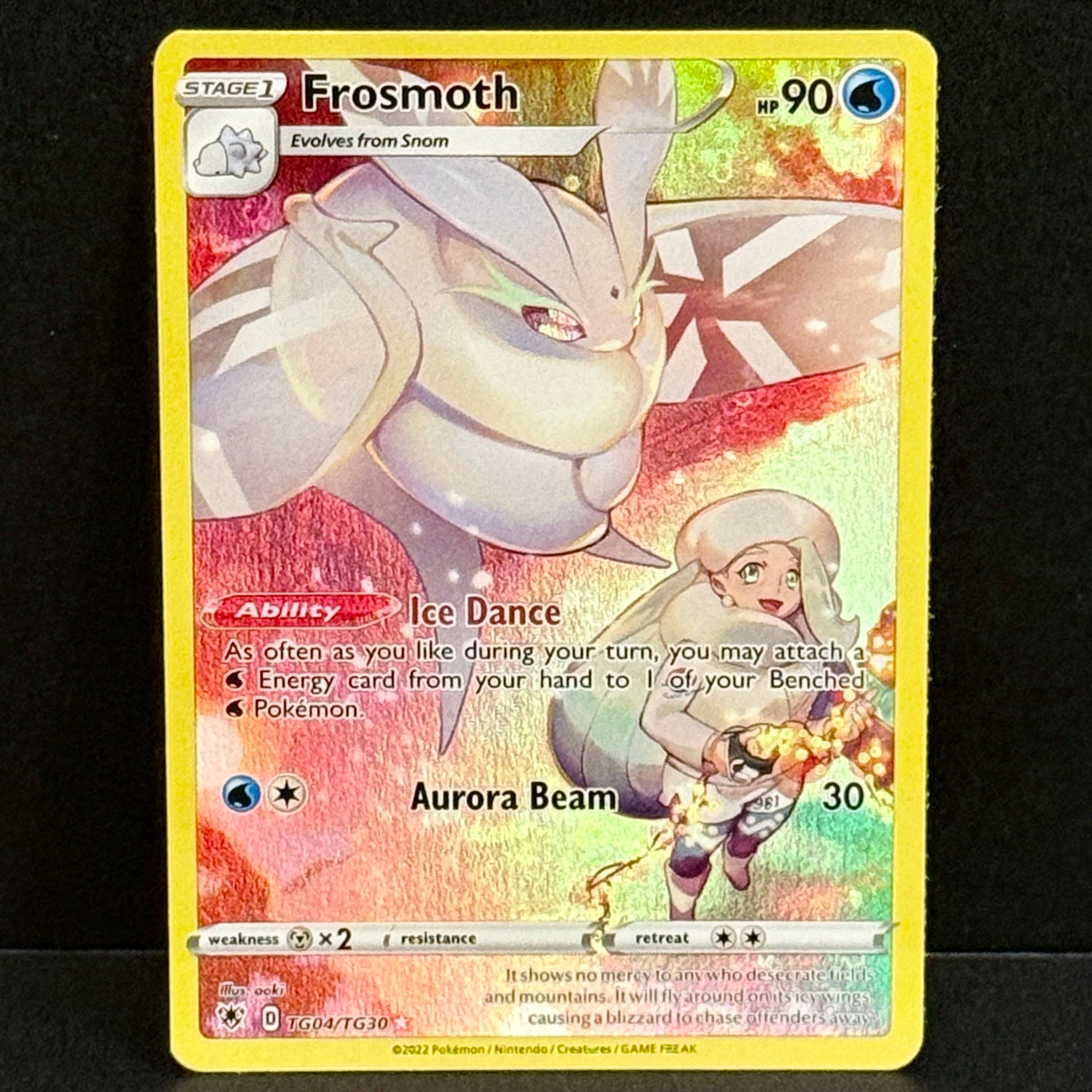 2022 Pokemon Astral Radiance Trainer Gallery TG04/TG30 Frosmoth Ultra Rare