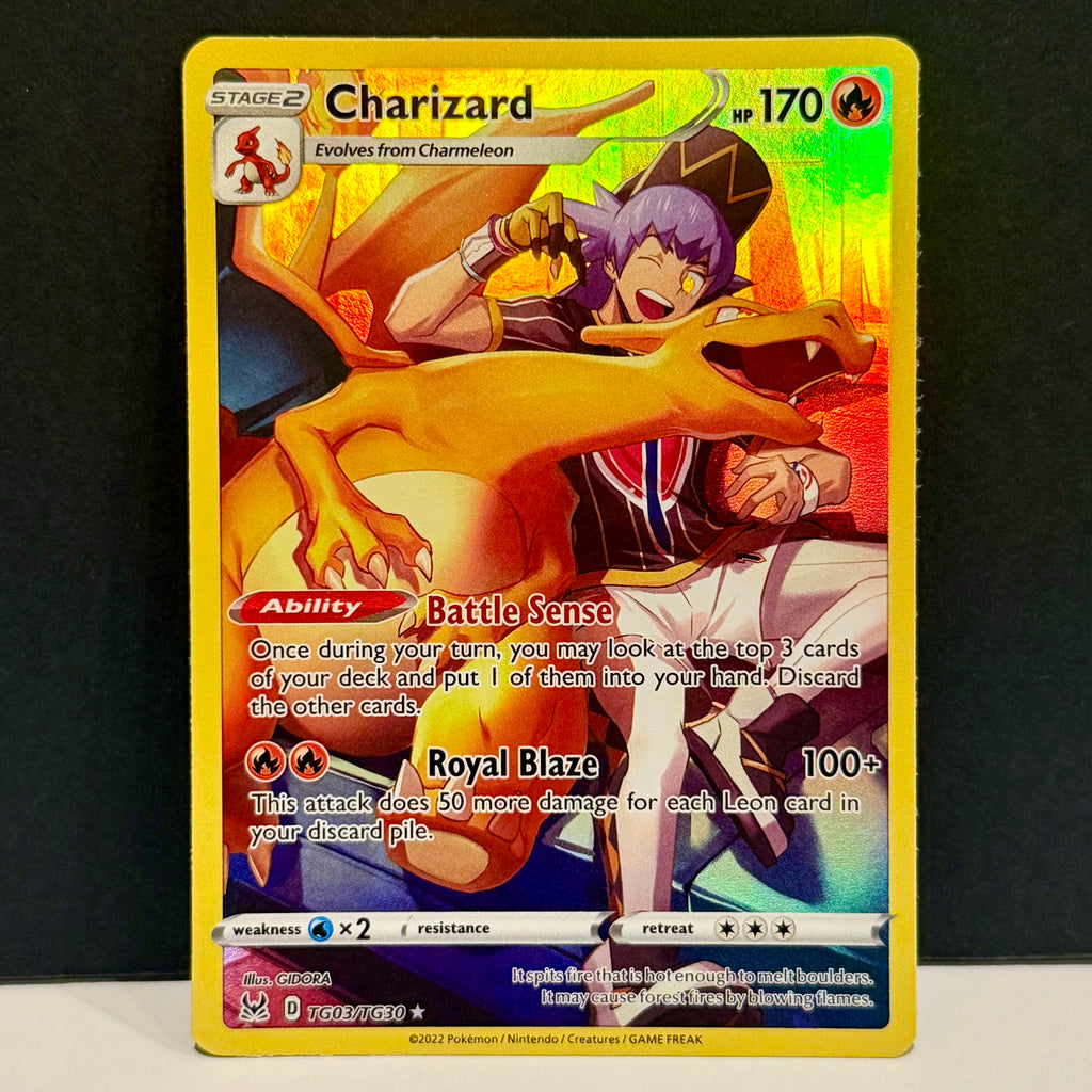2022 Pokemon Lost Origin Trainer Gallery TG03/TG30 Charizard Ultra Rare