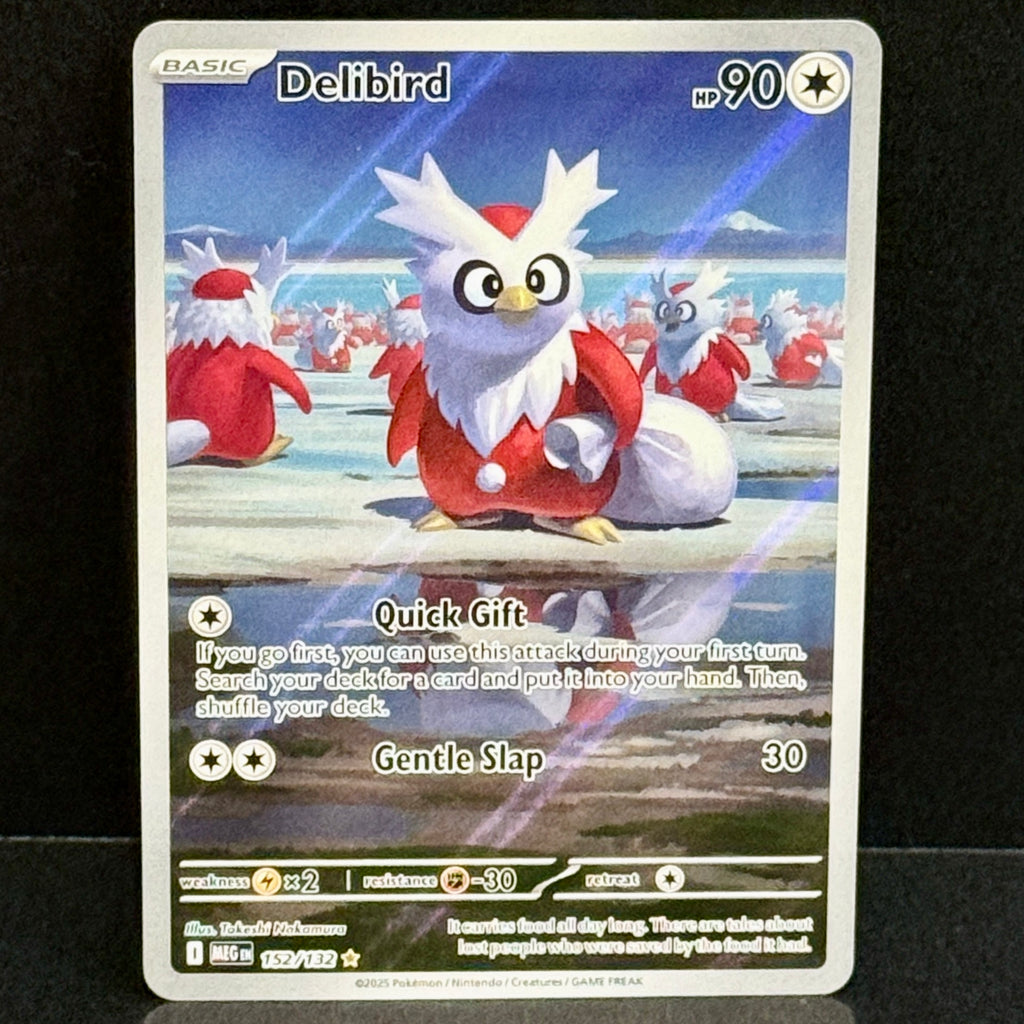 2025 Pokemon Mega Evolution 152/132 Delibird Illustration Rare