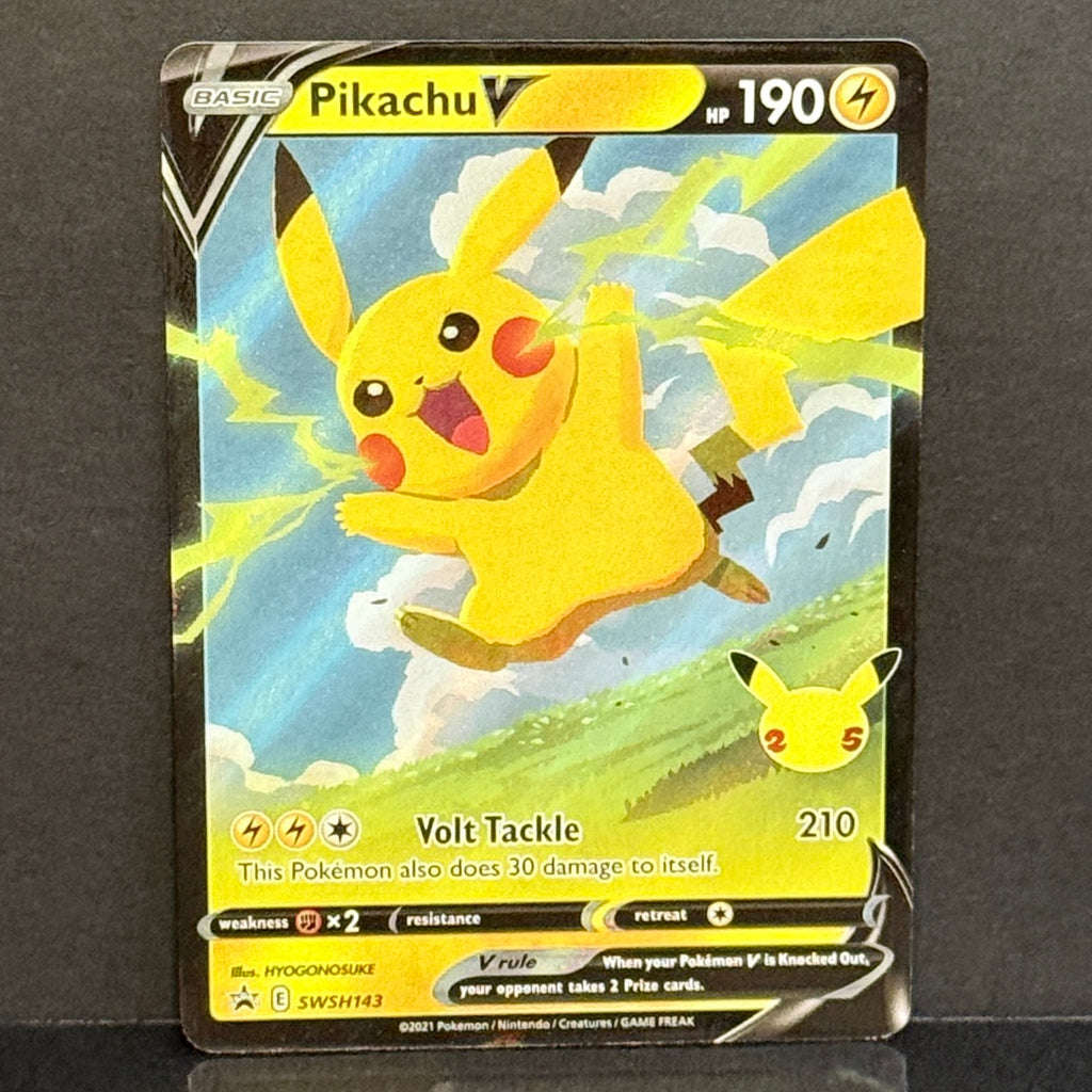 2021 Pokemon Sword & Shield Promo SWSH143 Pikachu V Promo