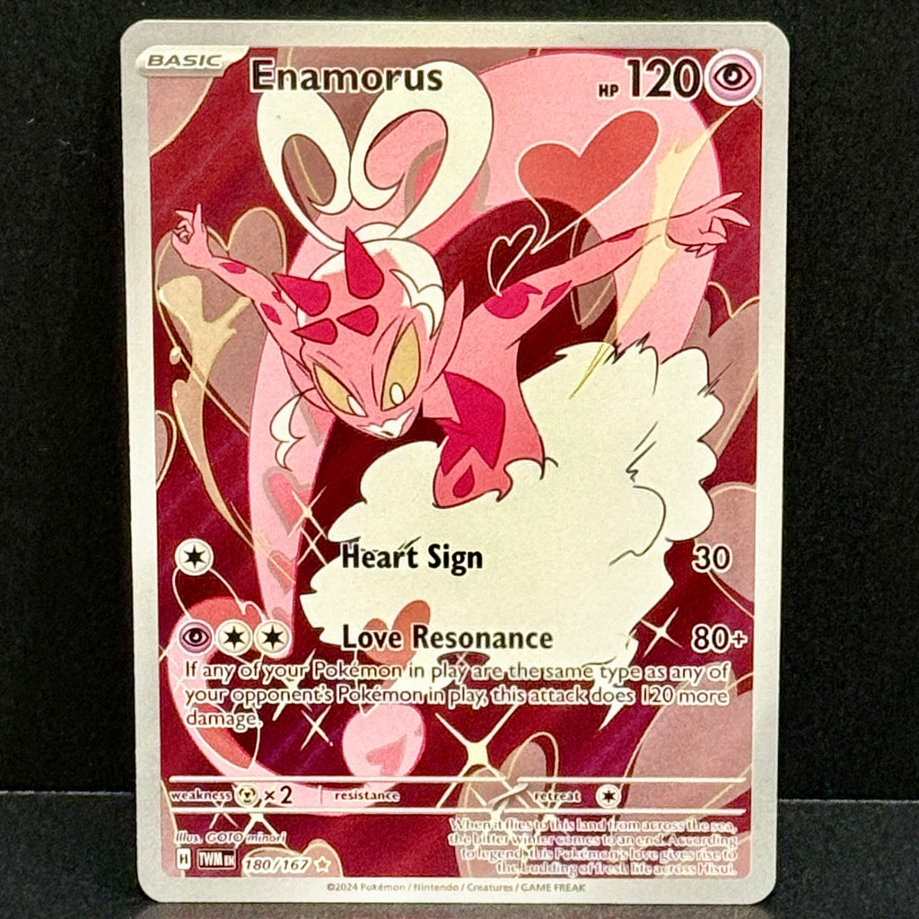 2024 Pokemon Twilight Masquerade 180/167 Enamorus Illustration Rare