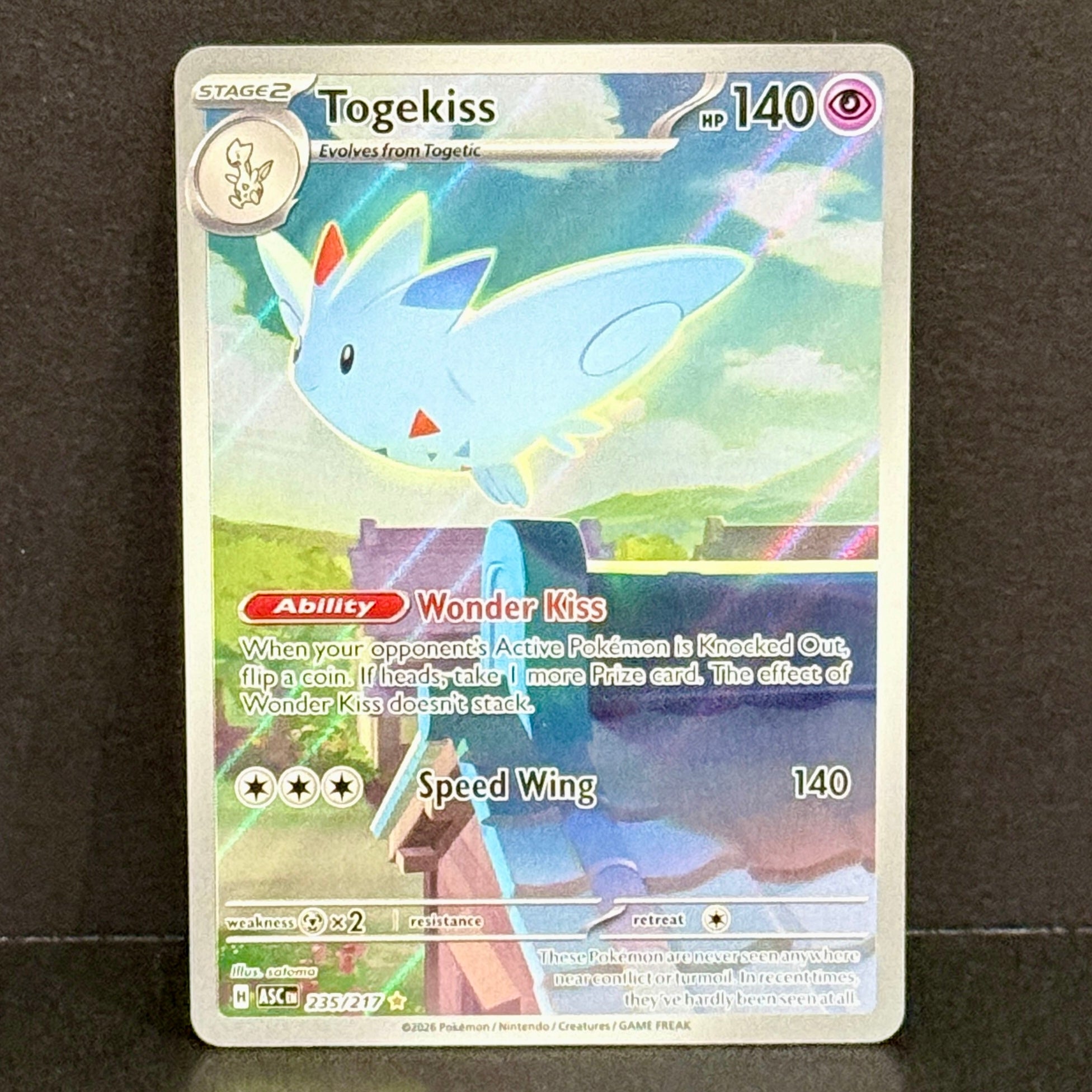 2026 Pokemon Ascended Heroes 235/217 Togekiss Illustration Rare