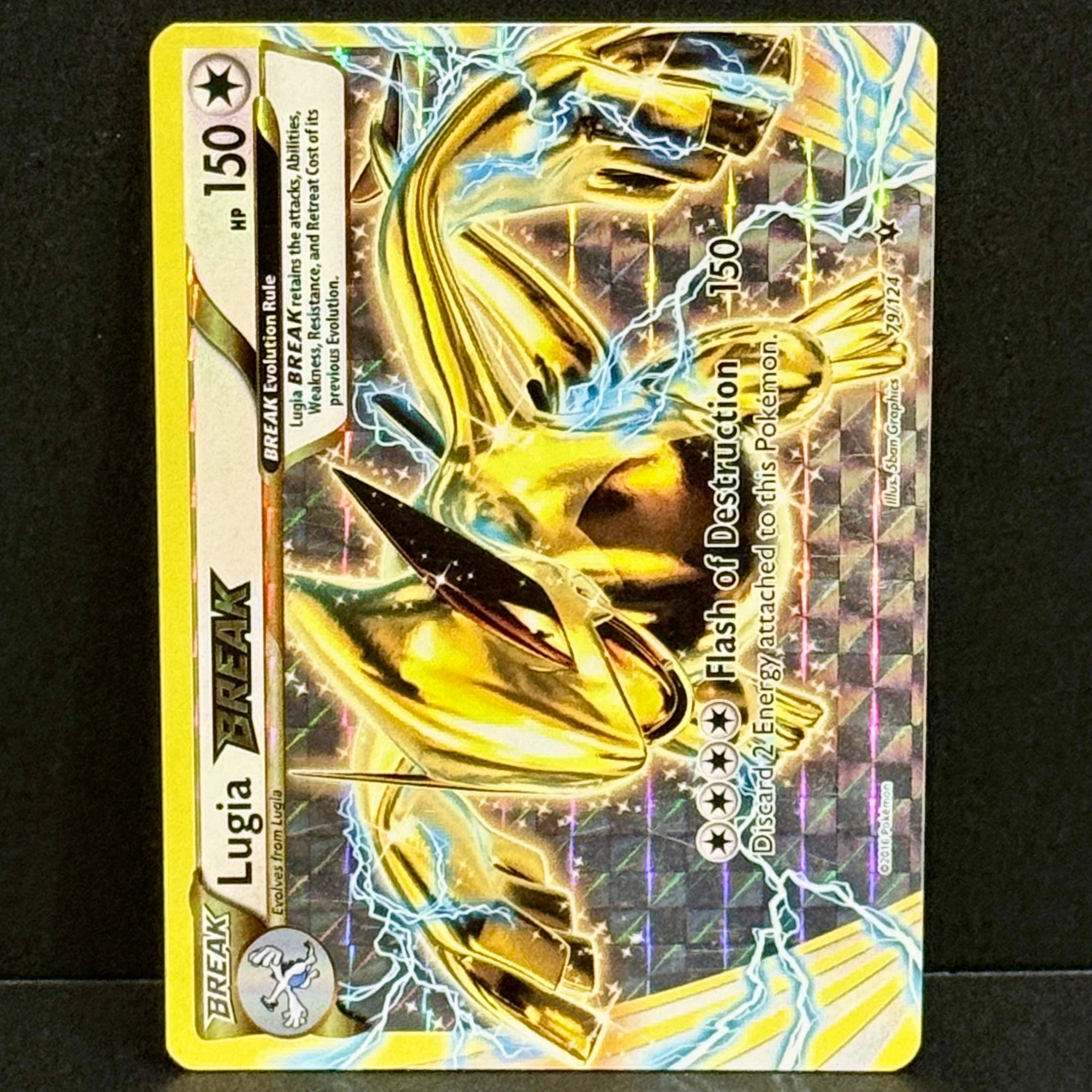 2016 Pokemon Fates Collide 79/124 Lugia BREAK Rare BREAK