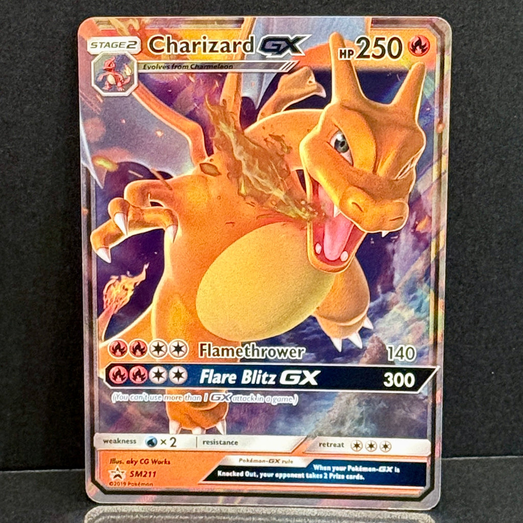 2019 Pokemon Sun Moon Promo SM211 Charizard GX Promo