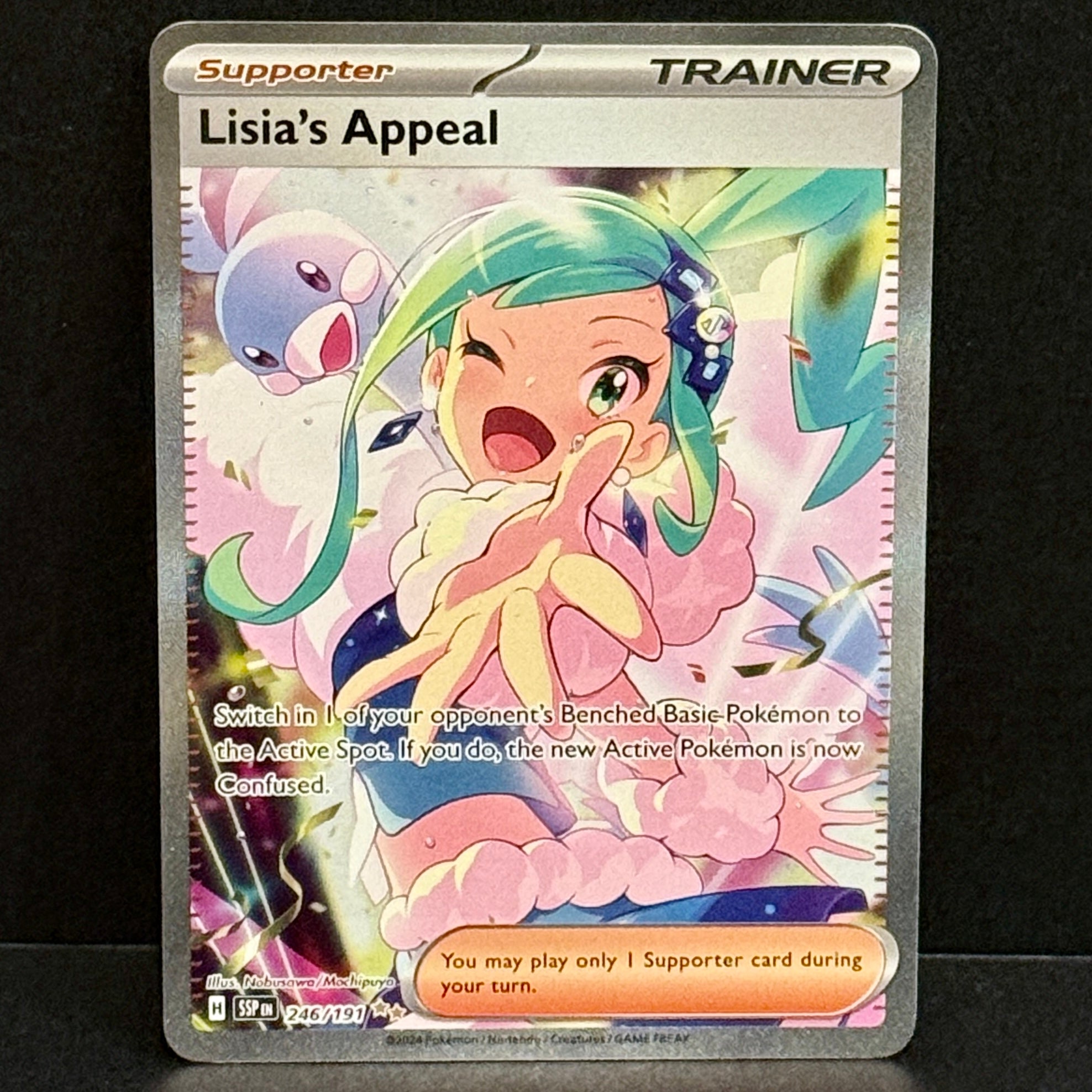 2024 Pokemon Surging Sparks 246/191 Lisia's Appeal Special Illustration Rare