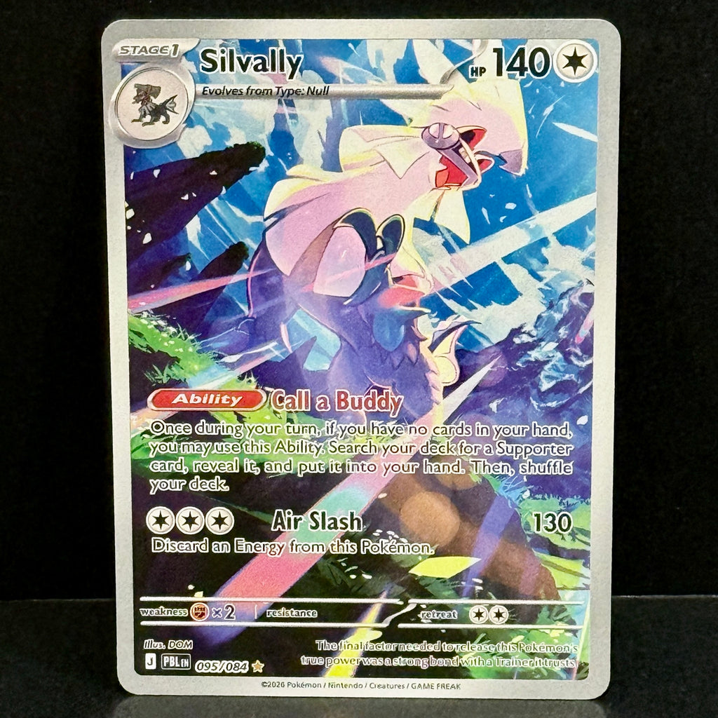 2026 Pokemon Pitch Black 095/084 Silvally Illustration Rare